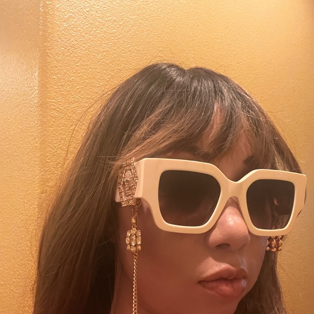 NWT Philipp Plein SPP103S Sunglasses Full Inclusion - Picture 5 of 5